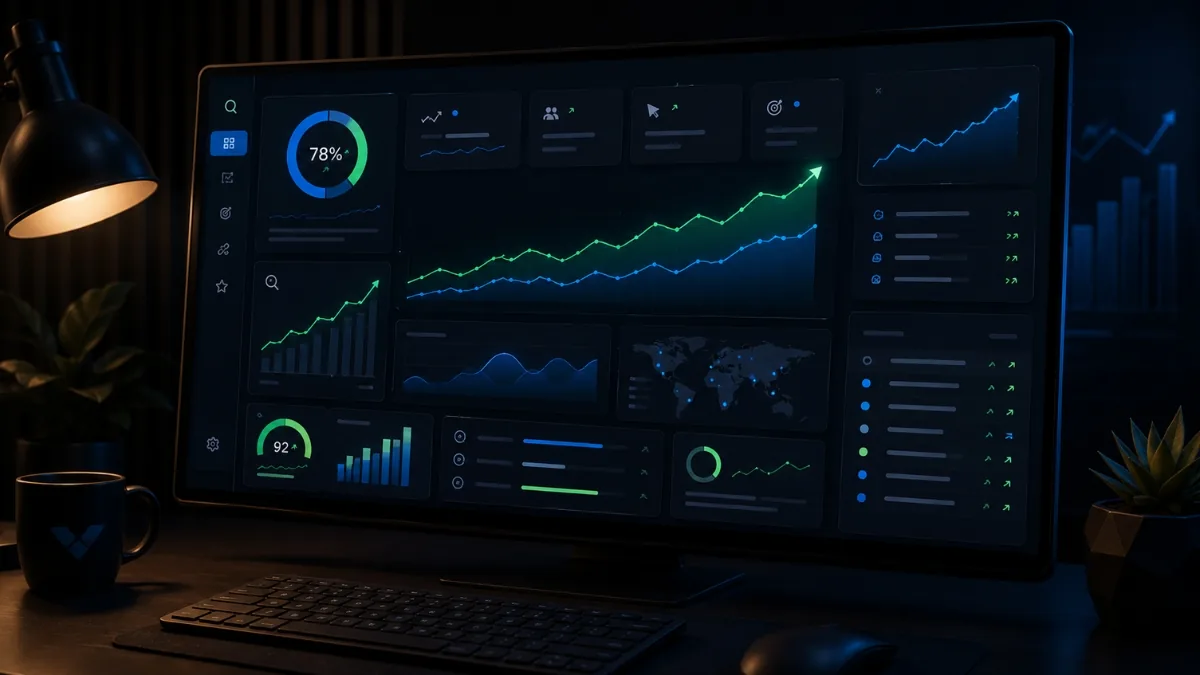 Search analytics dashboard showing AI Overview impressions