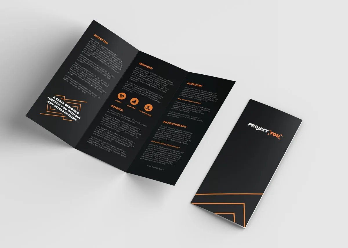 Project You brand collateral by Vridhii Digital