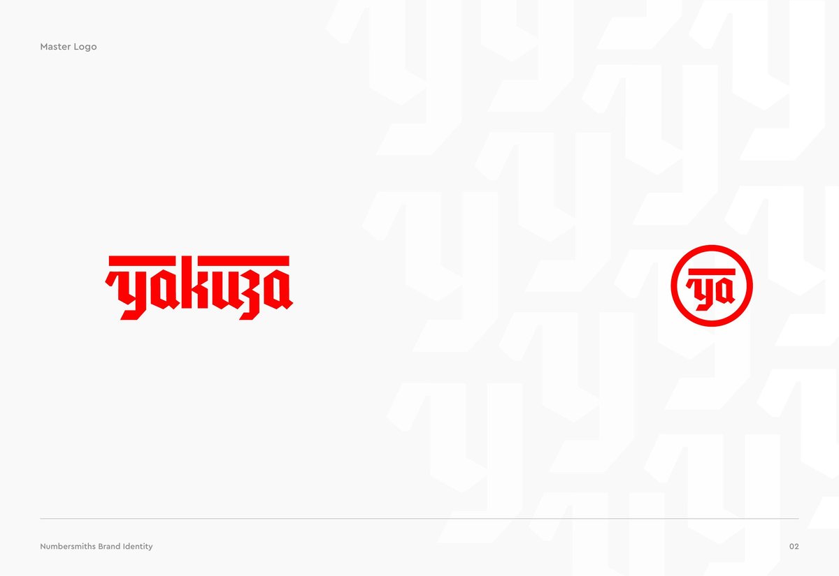 Yakuza master logo and monogram system by Vridhii Digital